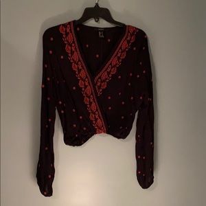 Forever 21 Wrap Blouse